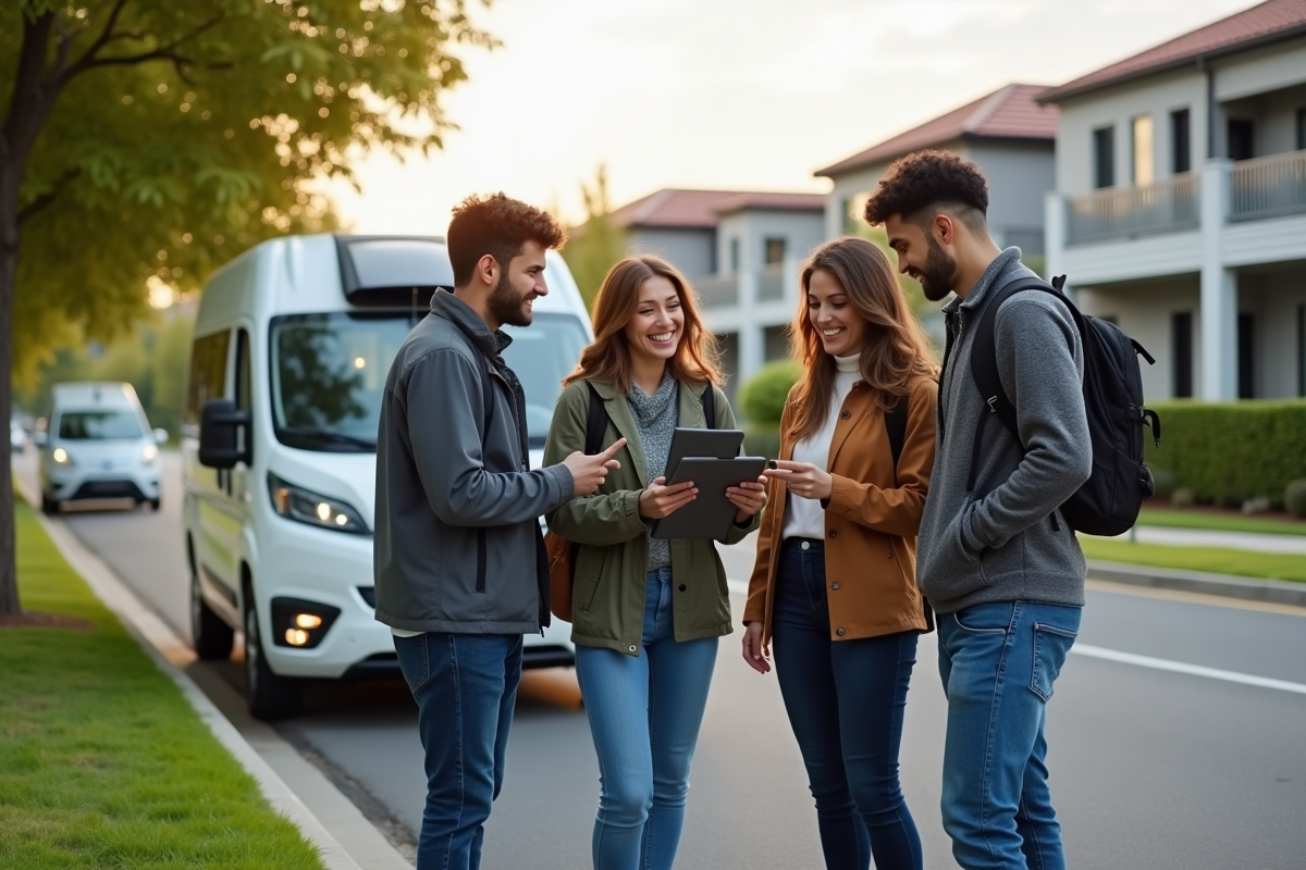Jeunes discutant près d